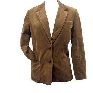 70s 80s Sears The Fashion Place Womens Corduroy Blazer 10 Rodeo Fair See, Read